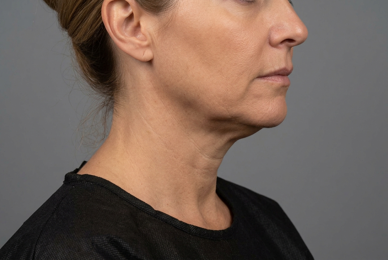 Illustrative image of skin before Endolaser 1470nm Sub-Dermal Optical Lift
