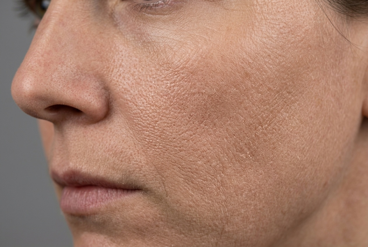 Illustrative image of skin before Profhilo High & Low Molecular Weight Hyaluronic Acid